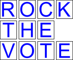 Rock The Vote Sign