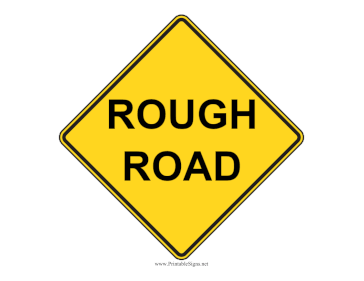 Rough Road Sign