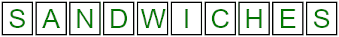 Sandwiches Sign