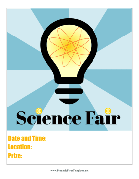 Science Fair Flyer Sign