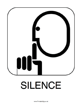 Silence Sign