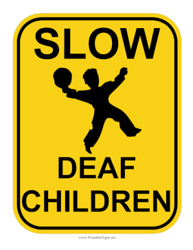 Slow Sign Deaf Children Sign