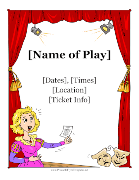 Stage Play Flyer Sign