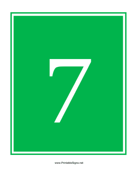 Station 7 Sign