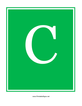 Station C Sign