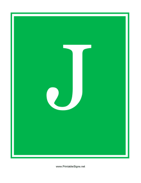 Station J Sign