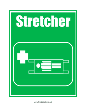 Stretcher Sign