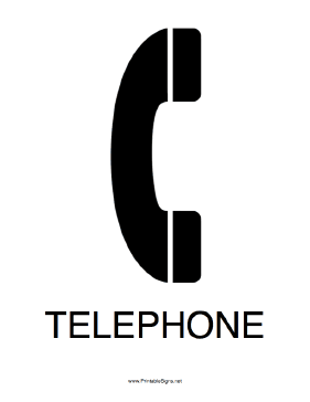 Telephone Sign