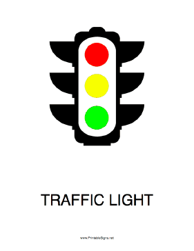 Traffic Light Sign