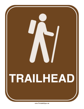 Trailhead Sign