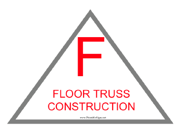 Truss F Sign