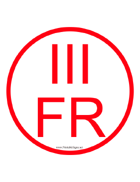 Truss III FR Sign
