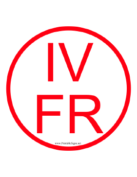 Truss IV FR Sign