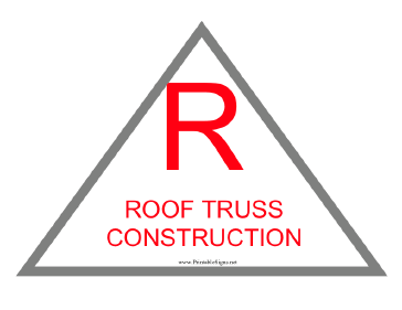 Truss R Sign