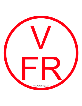 Truss V FR Sign