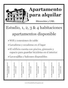 Volante Para Apartamento Sign