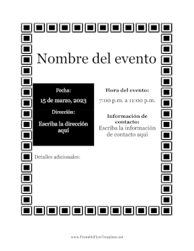Volante Para Evento Sign