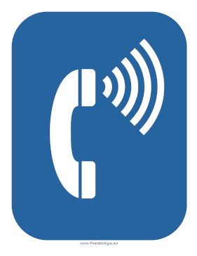 Volume Control Telephone Sign Sign