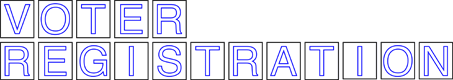Voter Registration Sign