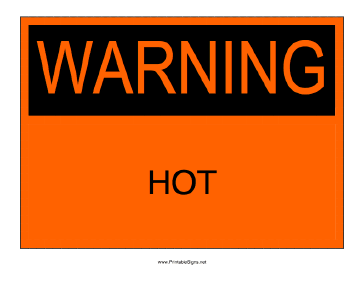 Hot Sign