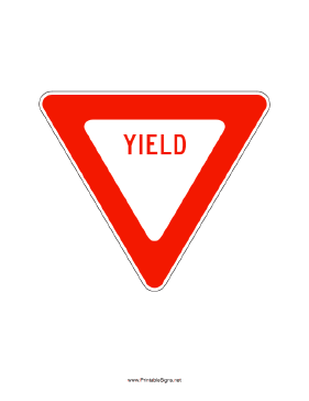 Yield Sign