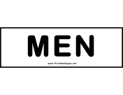 Restroom for Men