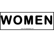 Restroom for Women