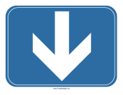 Airport Down Arrow