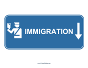 Airport Immigration Down
