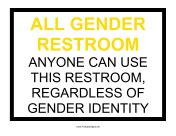 All-Gender Restroom