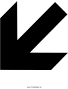 Arrow Down Left