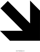 Arrow Down Right