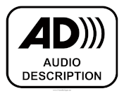 Audio Description Sign