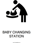Baby Changing Station