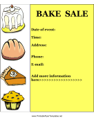Bake Sale Flyer