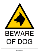 Beware of Dog