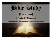 Bible Study Flyer