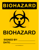 Biohazard Signed