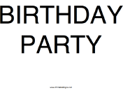 Birthday Party