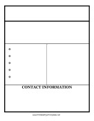 Blank Flyer
