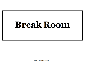 Break Room