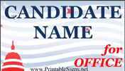 Capitol Sign Palm Cards