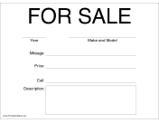 Car For Sale