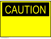 Caution