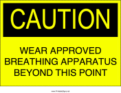 Breathing Apparatus Required