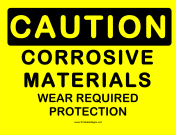 Caution Corrosive