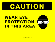Eye Protection Required