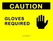 Gloves Required