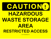 Caution Haz Waste