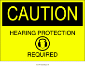 Hearing Protection Required